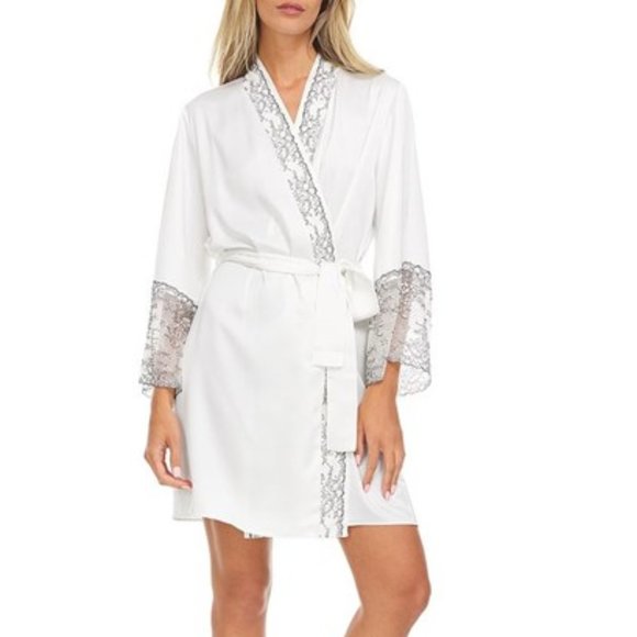 Flora Nikrooz Angelique Wrap Robe NIP - Picture 1 of 4